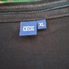 Cecil longsleeve zwart "Rock The Scene" print maat XL