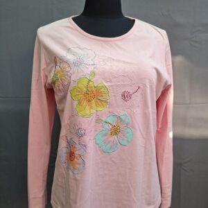 20260518_201506 Intown longsleeve roze geborduurde bloemen maat XL