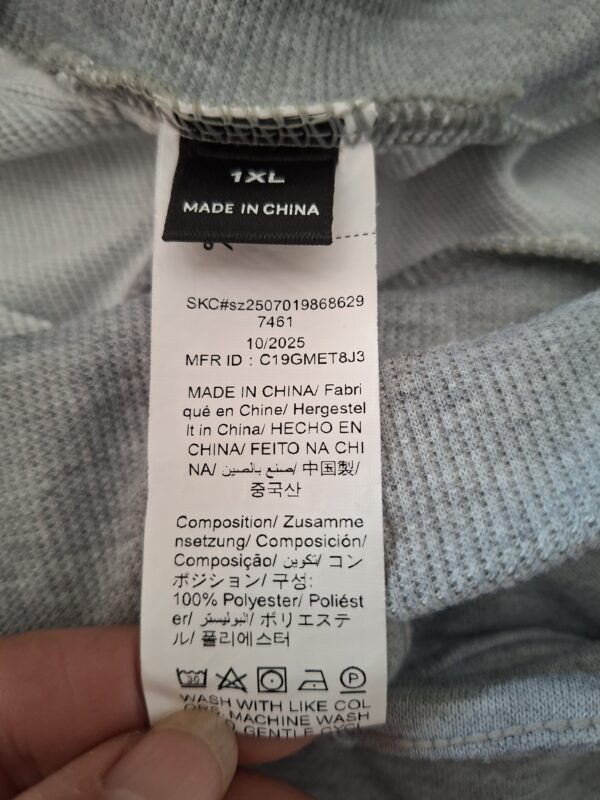 20260521_154210 Shein wide leg broek grijs gemêleerd maat XL