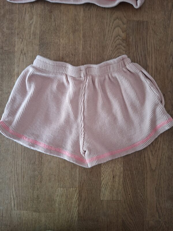 Zara setje roze sweater + short maat 104