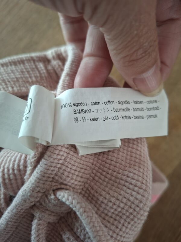 Zara setje roze sweater + short maat 104