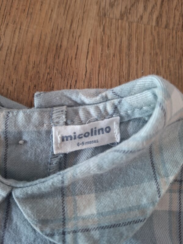 20260523_092916 Micolino blouse lichtblauw ruit maat 68
