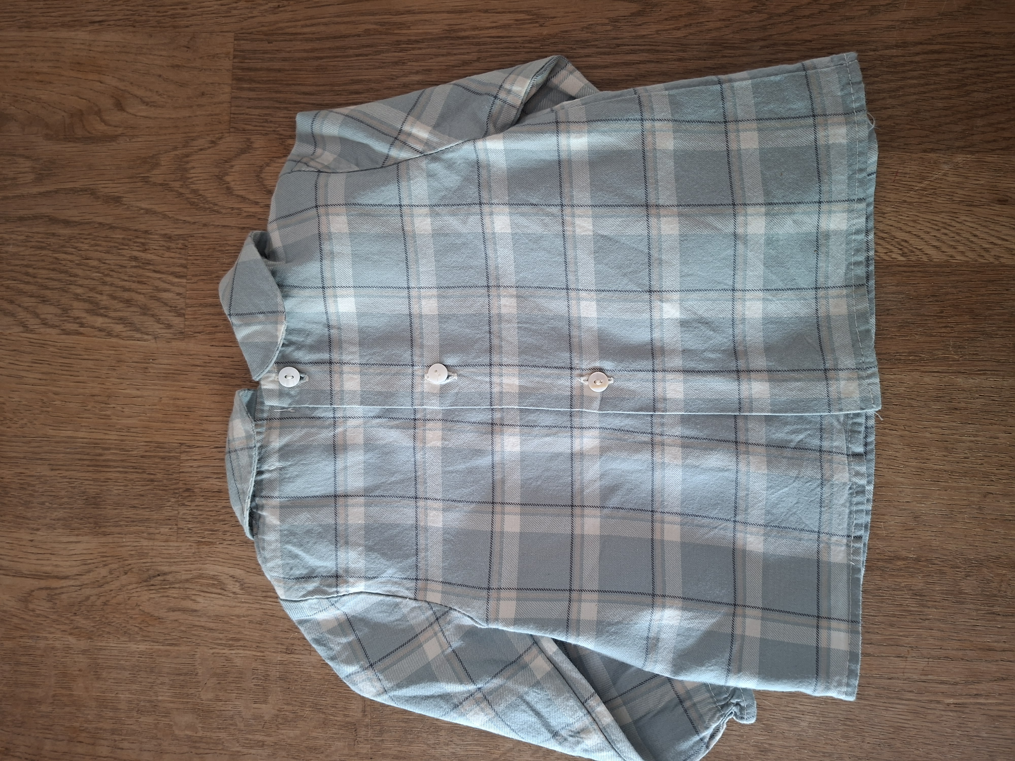 20260523_092926 Micolino blouse lichtblauw ruit maat 68