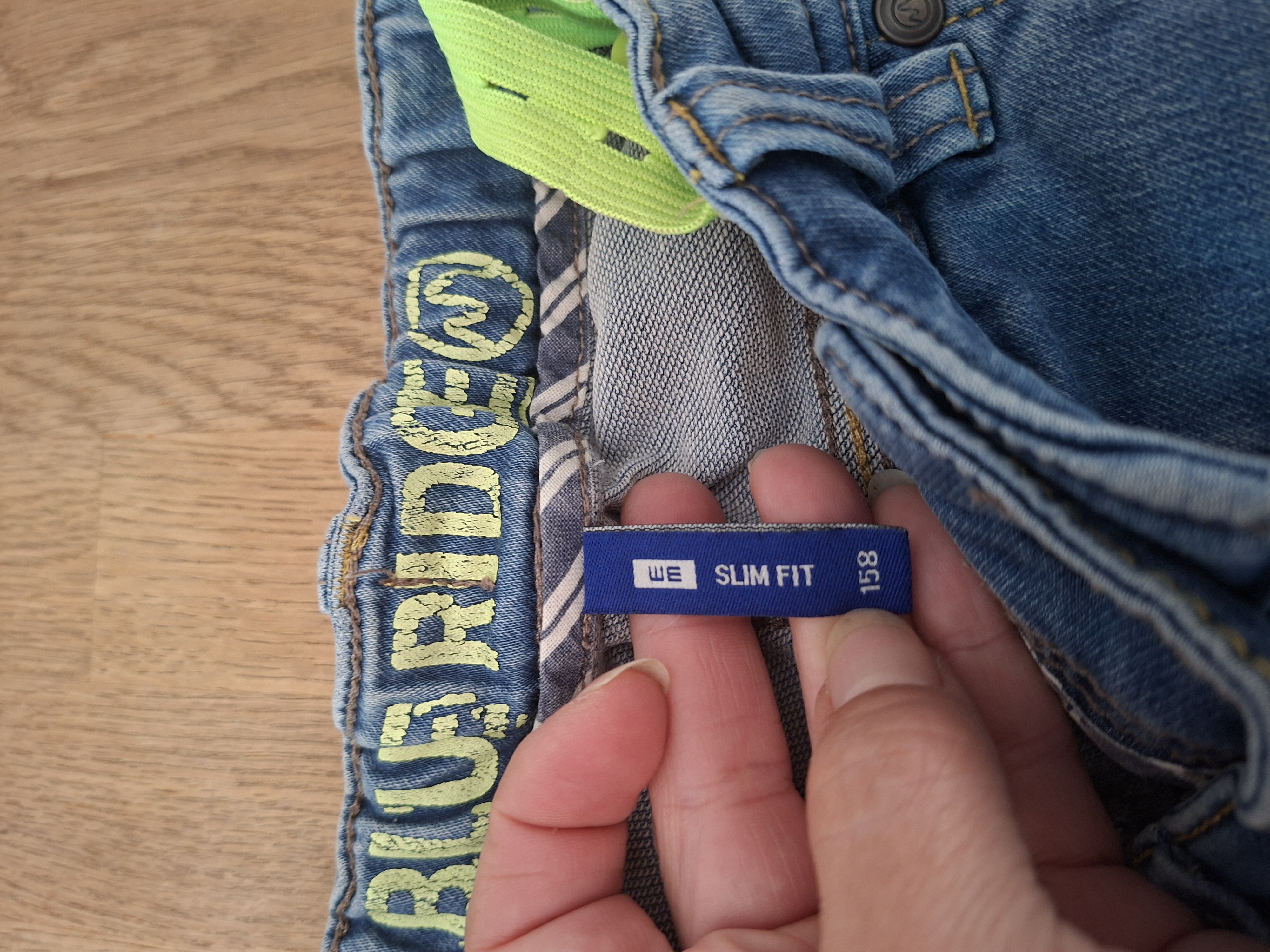 20260523_093829 Blue Ridge Denim jeans short lichtblauw slim fit maat 158