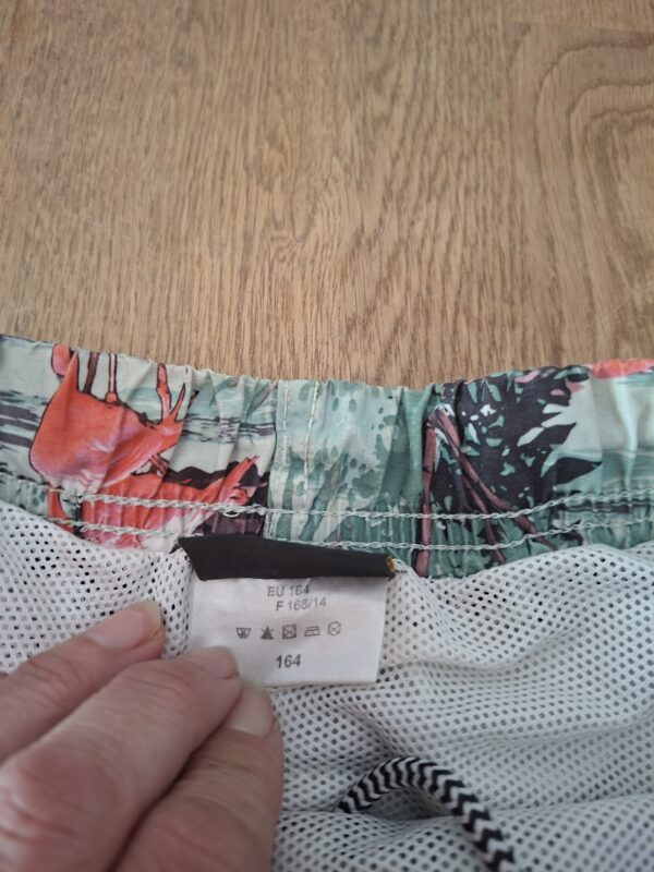 Shiwi zwemshort mintgroen flamingo print maat 164