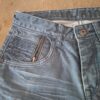CoolCat jeans short grijs-blauw tapered fit maat W28