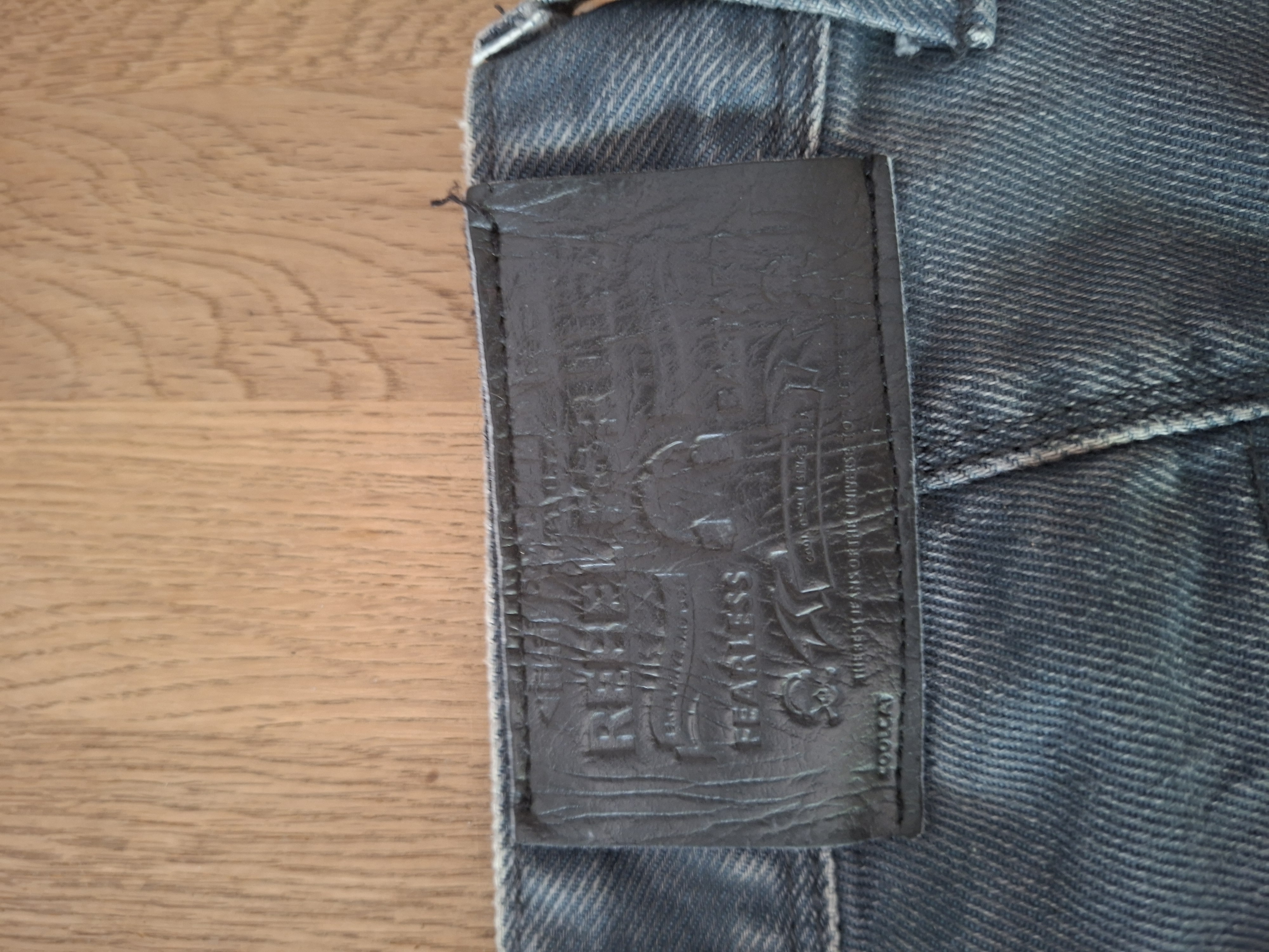 CoolCat jeans short grijs-blauw tapered fit maat W28