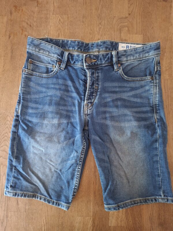 Blue Ridge Denim jeans short lichtblauw stonewashed