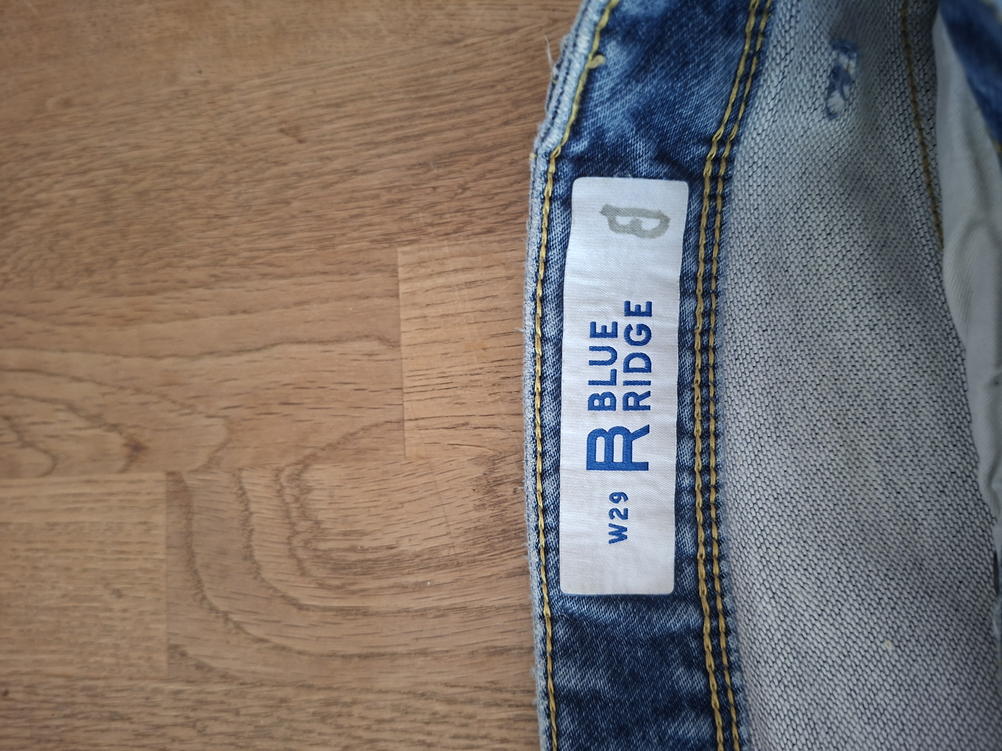 Blue Ridge Denim jeans short lichtblauw stonewashed
