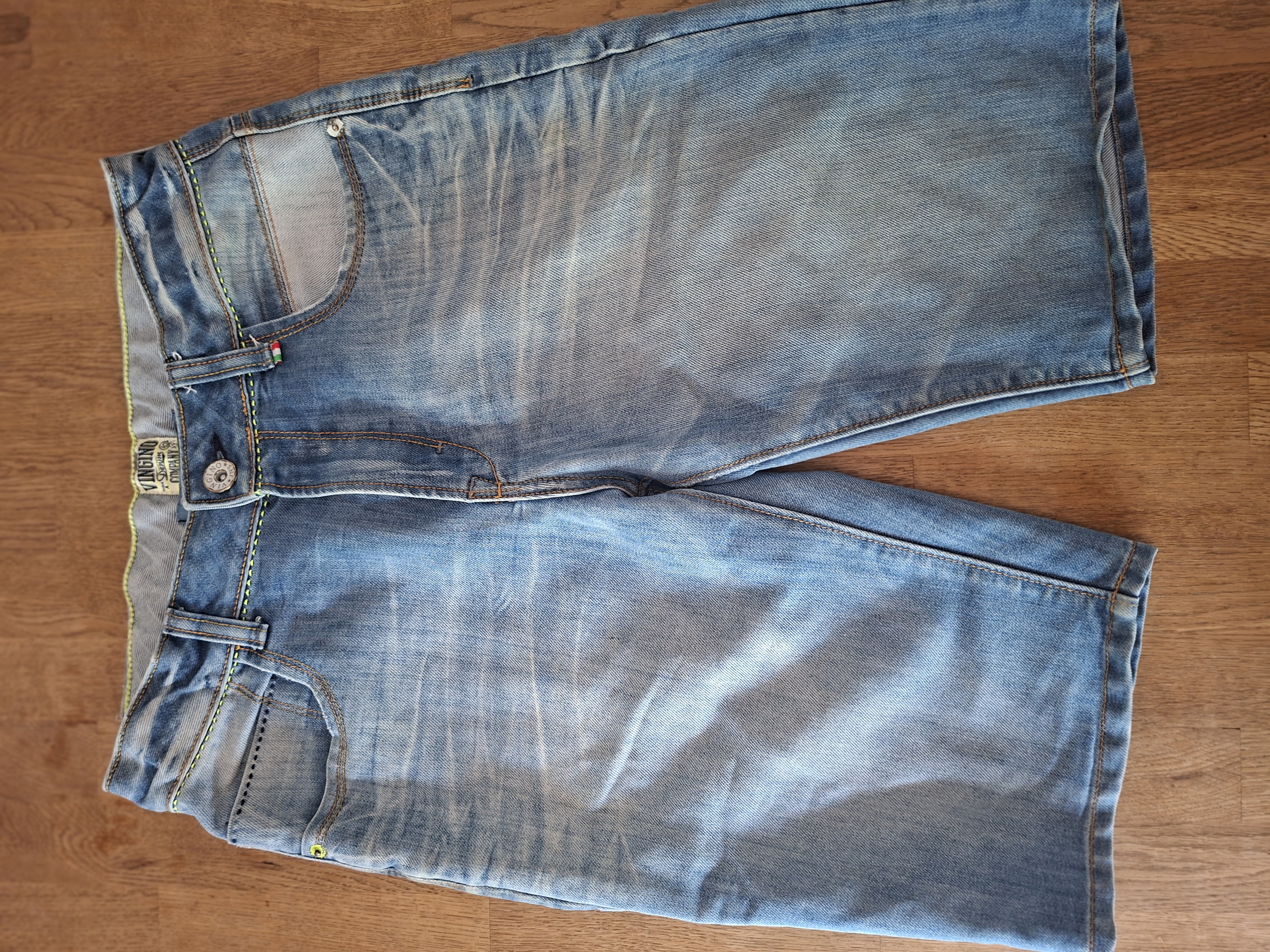 Vingino Denim Company jeans short lichtblauw
