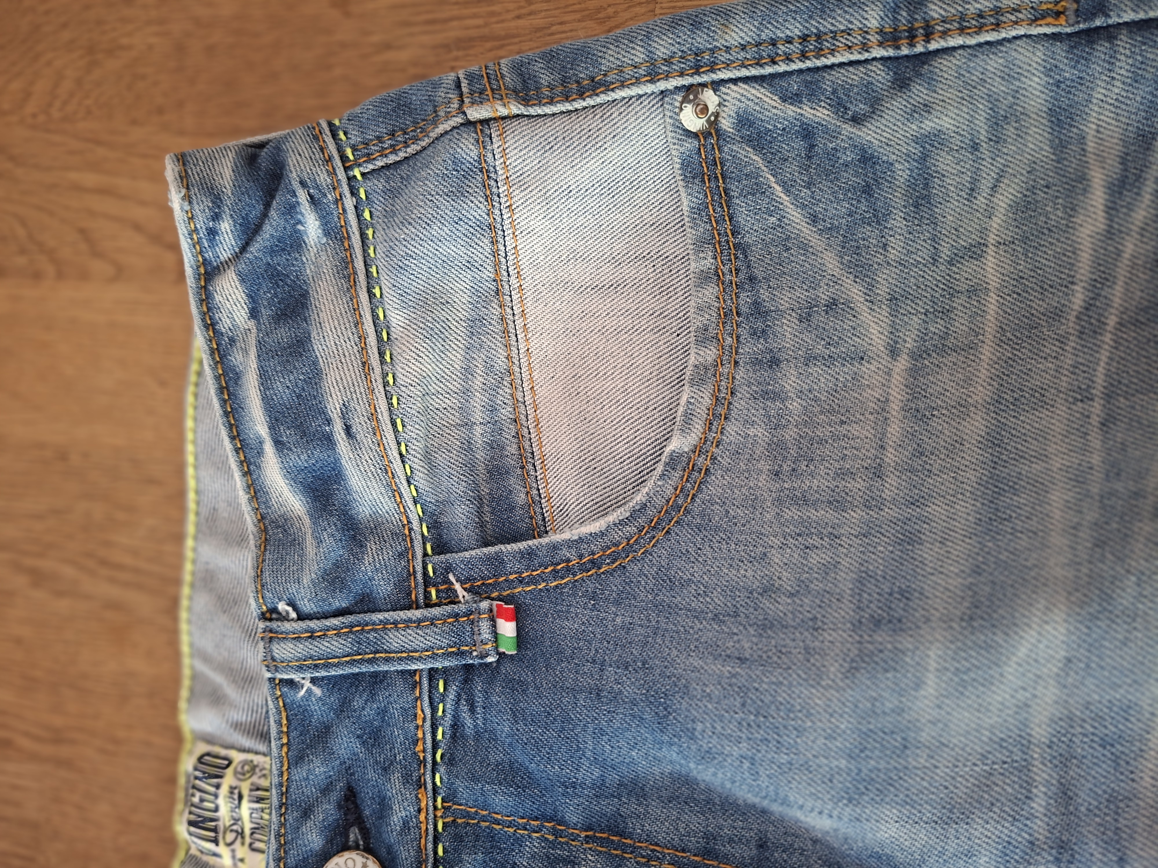 Vingino Denim Company jeans short lichtblauw