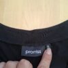 Promiss jurk zwart met V-hals en sierdetail