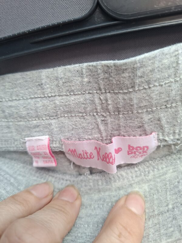 Maite Kelly by bonprix rok grijs met mesh zijpanelen