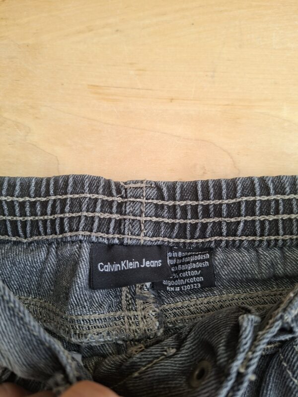 Calvin Klein Jeans kinder jeans grijs stonewashed