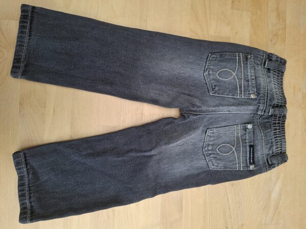 Calvin Klein Jeans kinder jeans grijs stonewashed
