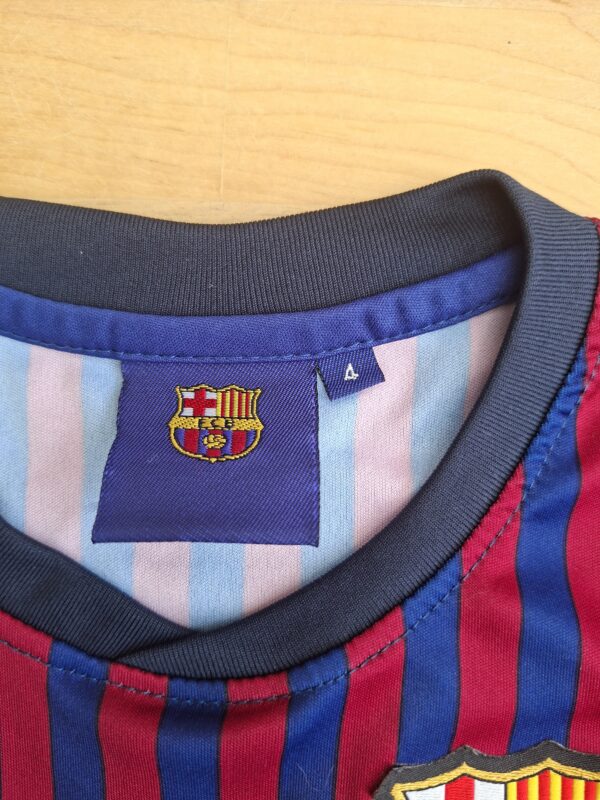 FC Barcelona voetbalshirt Messi #10 blauw-rood