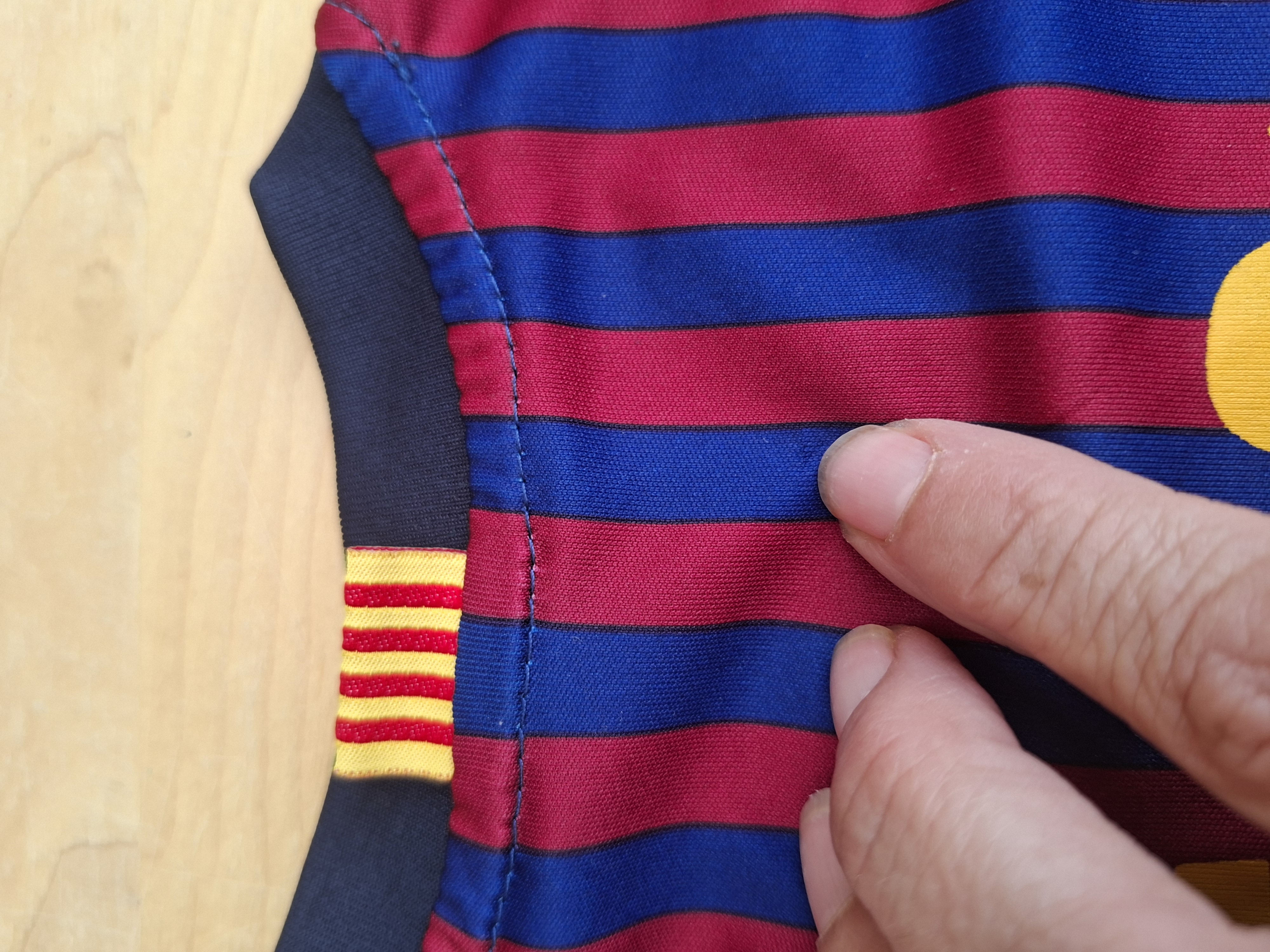 FC Barcelona voetbalshirt Messi #10 blauw-rood