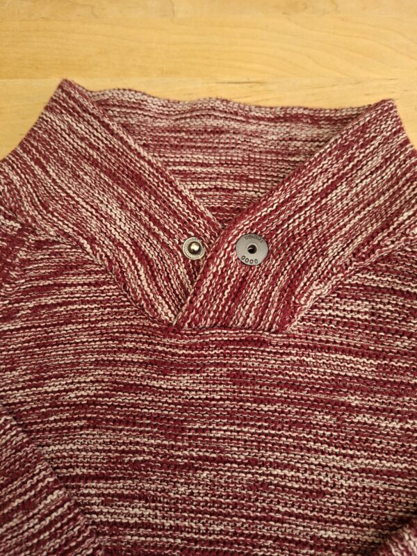 Zara Knitwear trui bordeaux gemêleerd