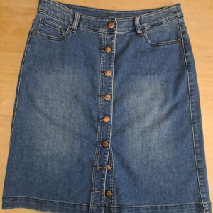 20260531_144147 s.Oliver Denim jeans rok middenblauw