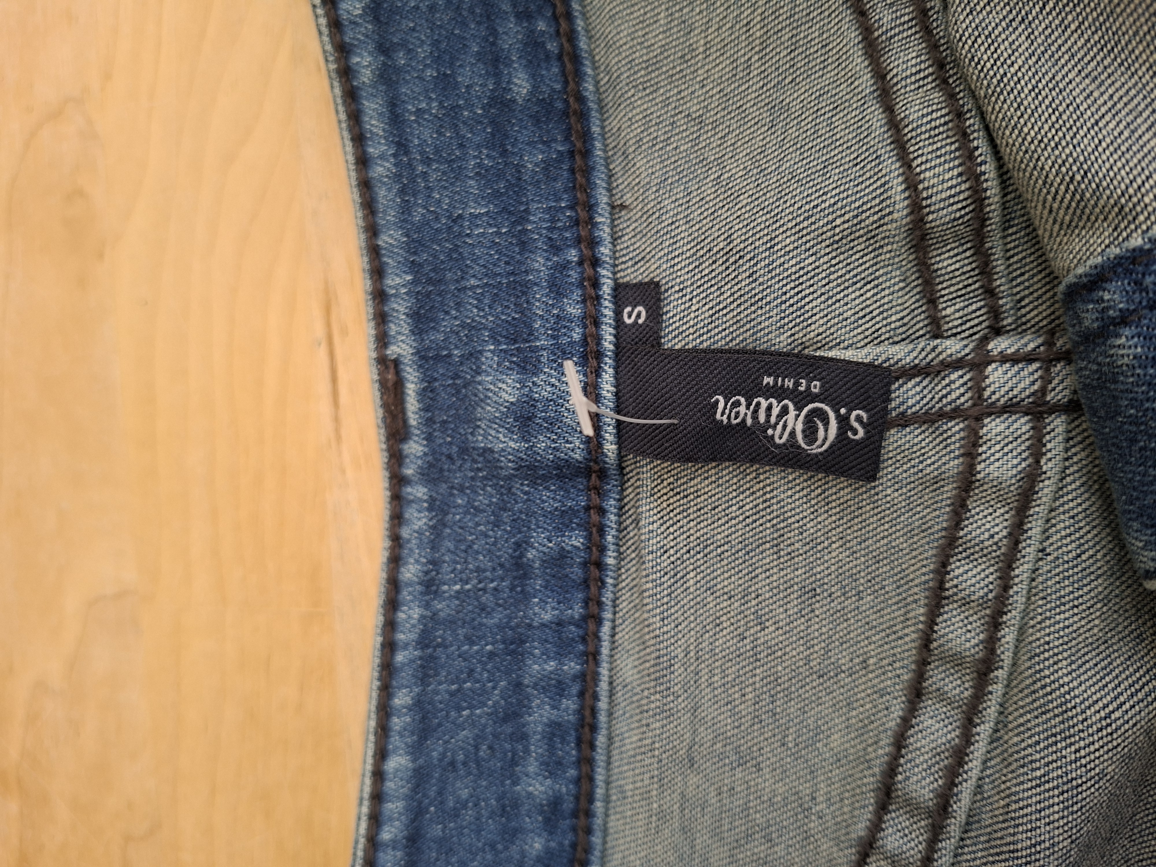 s.Oliver Denim jeans rok middenblauw