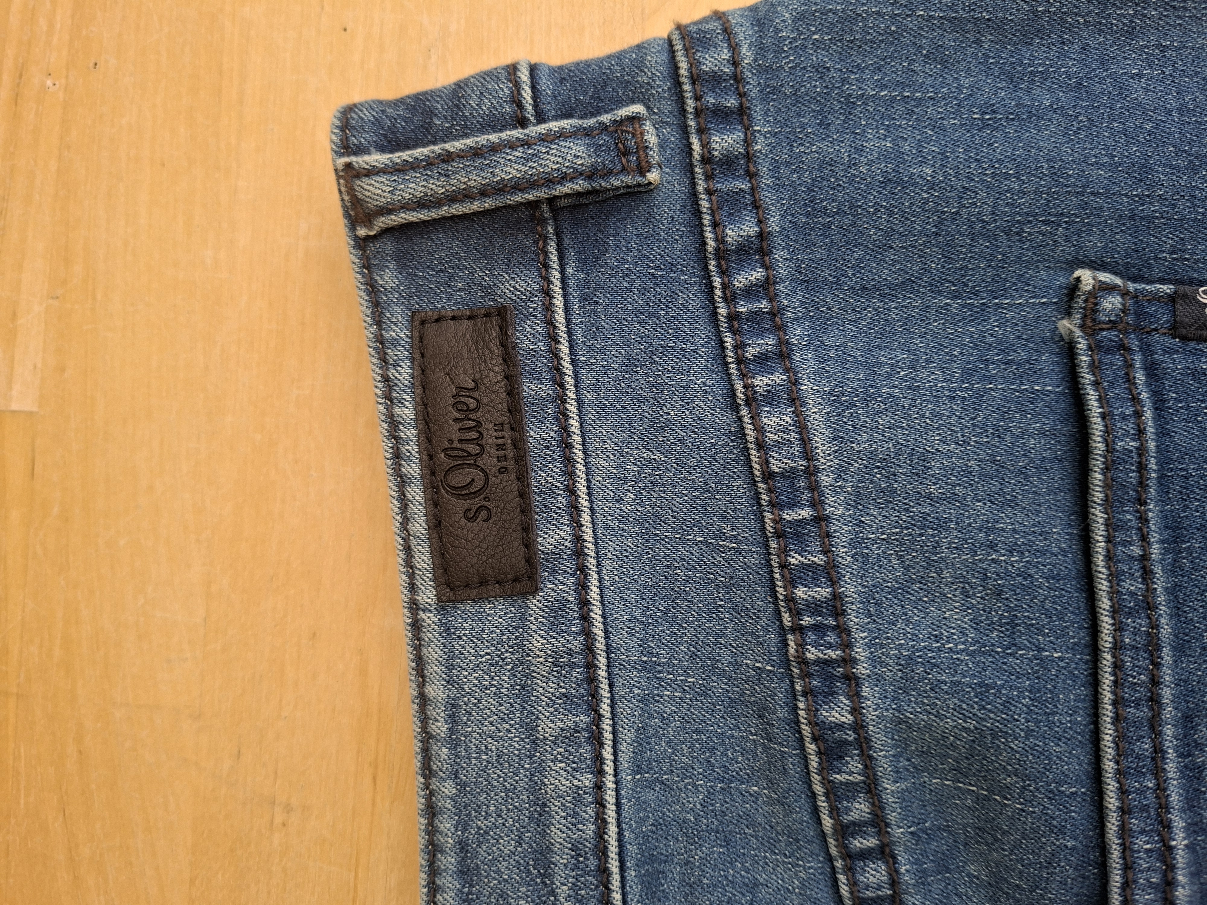 s.Oliver Denim jeans rok middenblauw