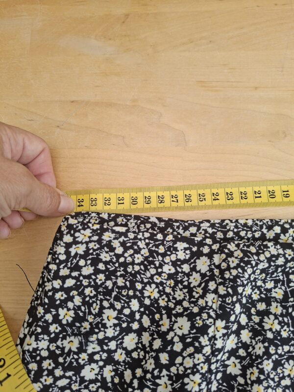 Loavies maxi rok zwart bloemenprint met volant