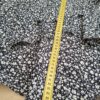 Loavies maxi rok zwart bloemenprint met volant