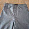 JDY Jacqueline de Yong wide leg broek metallic zilvergrijs