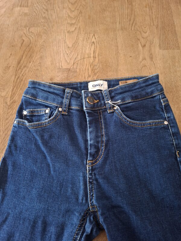 Only slim fit spijkerbroek donkerblauw