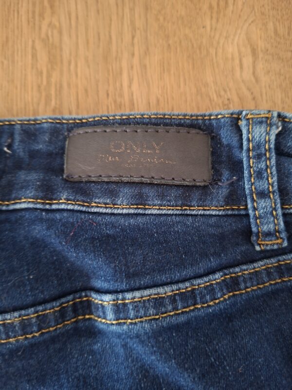 Only slim fit spijkerbroek donkerblauw