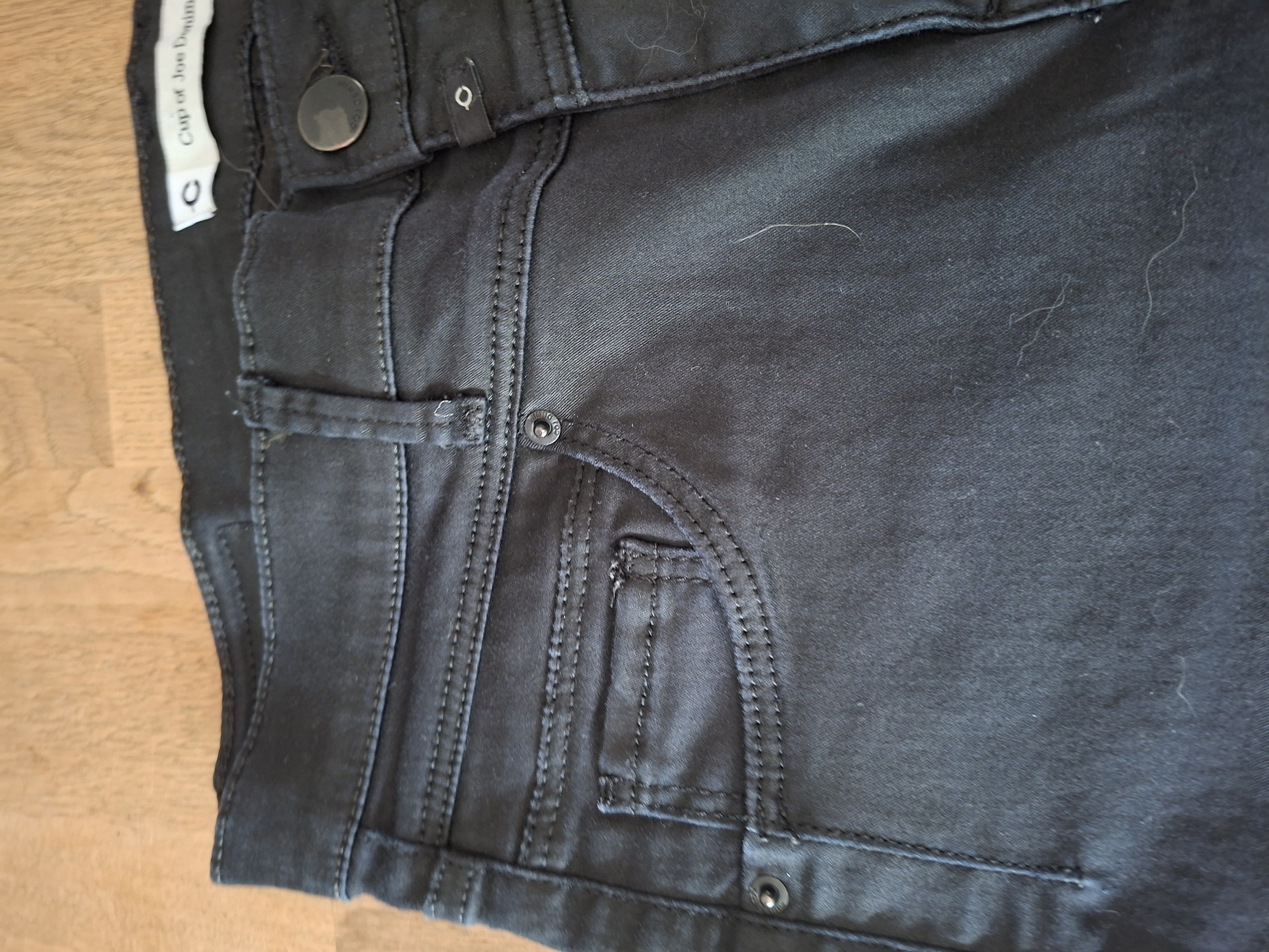Cup of Joe Denim slim fit spijkerbroek zwart W28 L30