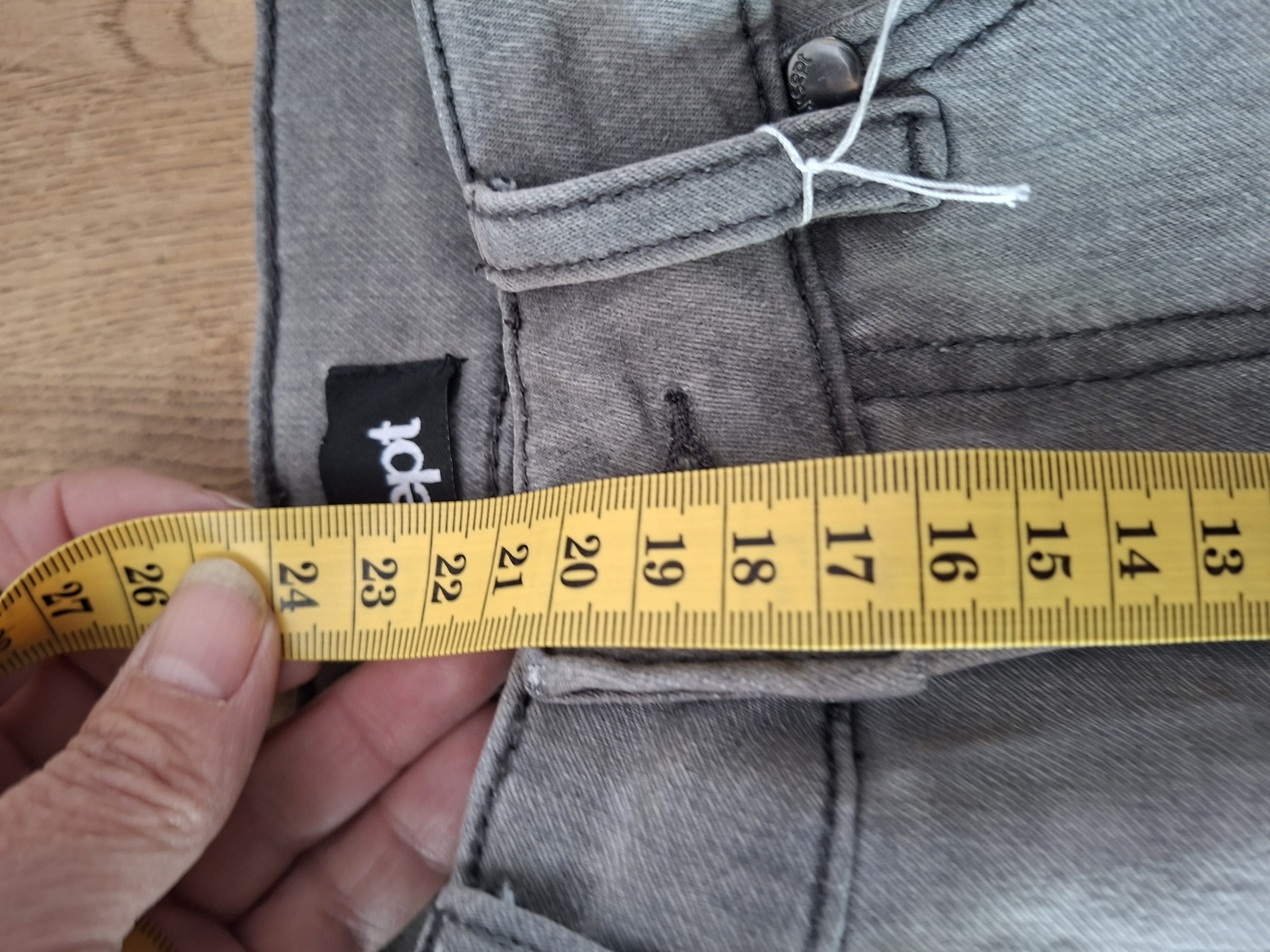 Eksept Senna Denim skinny spijkerbroek grijs W26
