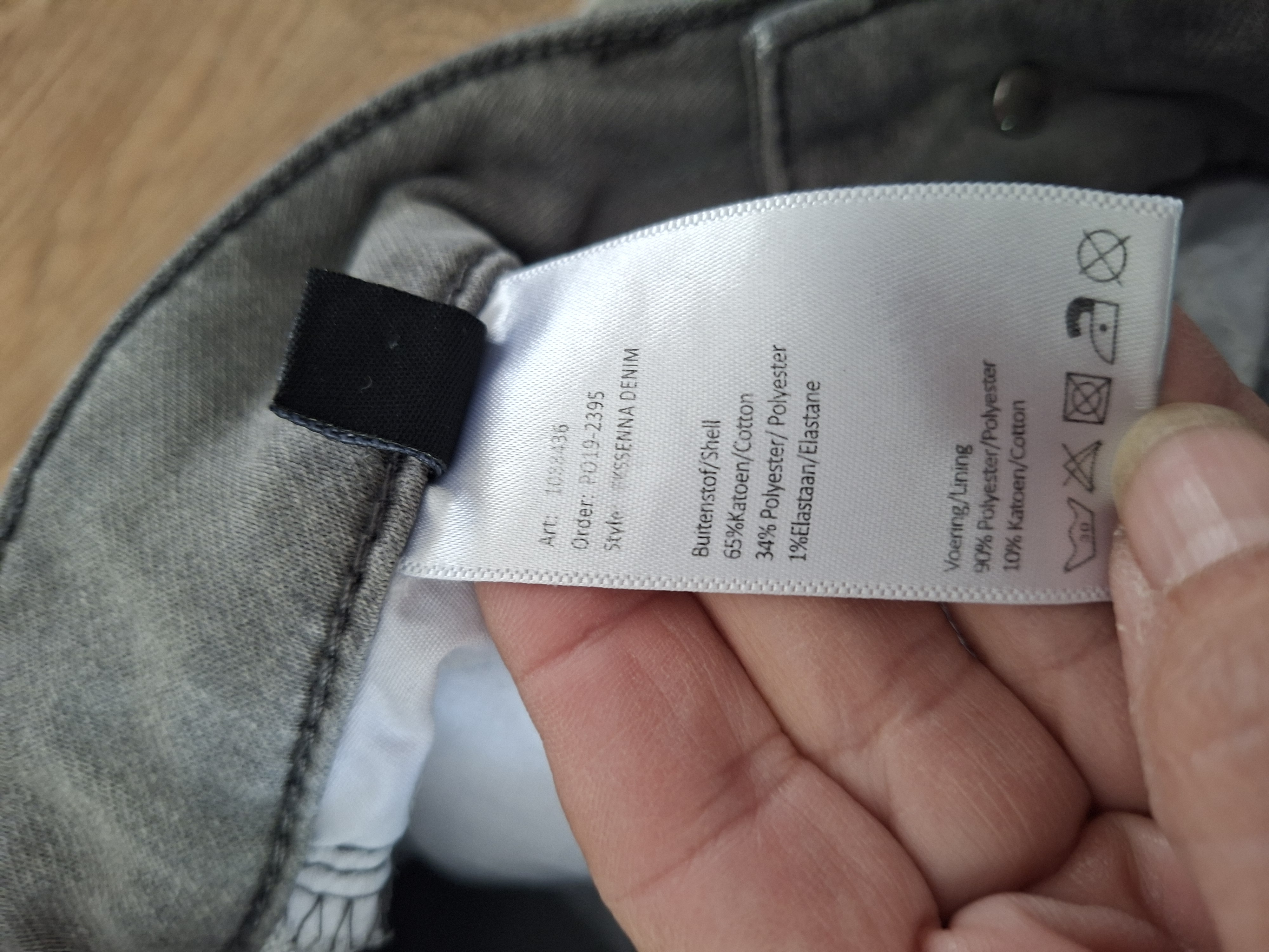 Eksept Senna Denim skinny spijkerbroek grijs W26