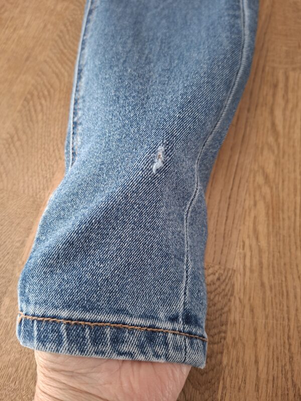 Stradivarius skinny super high waist spijkerbroek lichtblauw maat 36