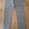 Drôle de Copine Paris geruite broek zwart wit tapered maat M