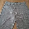 Drôle de Copine Paris geruite broek zwart wit tapered maat M
