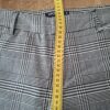 Drôle de Copine Paris geruite broek zwart wit tapered maat M