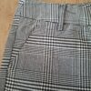 Drôle de Copine Paris geruite broek zwart wit tapered maat M