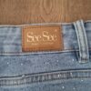 See See Paris wide leg spijkerbroek lichtblauw met strass maat 36