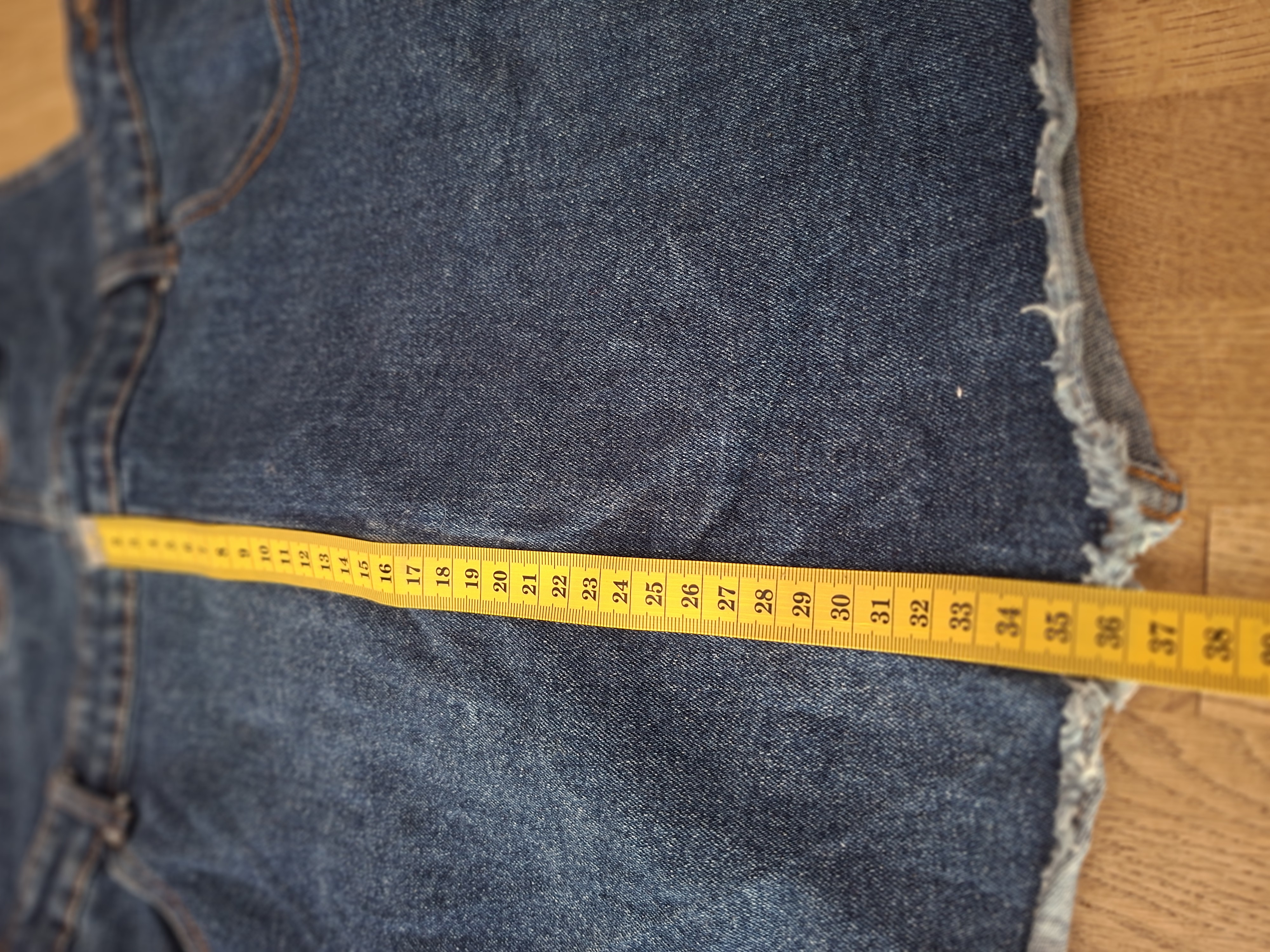 Twintip denim salopette middenblauw maat L