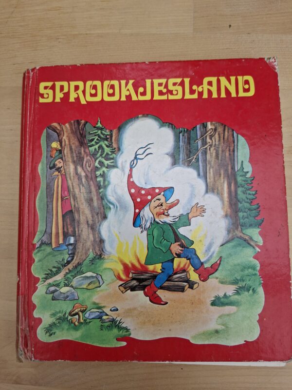 Sprookjesland oud vintage kinderboek met sprookjes