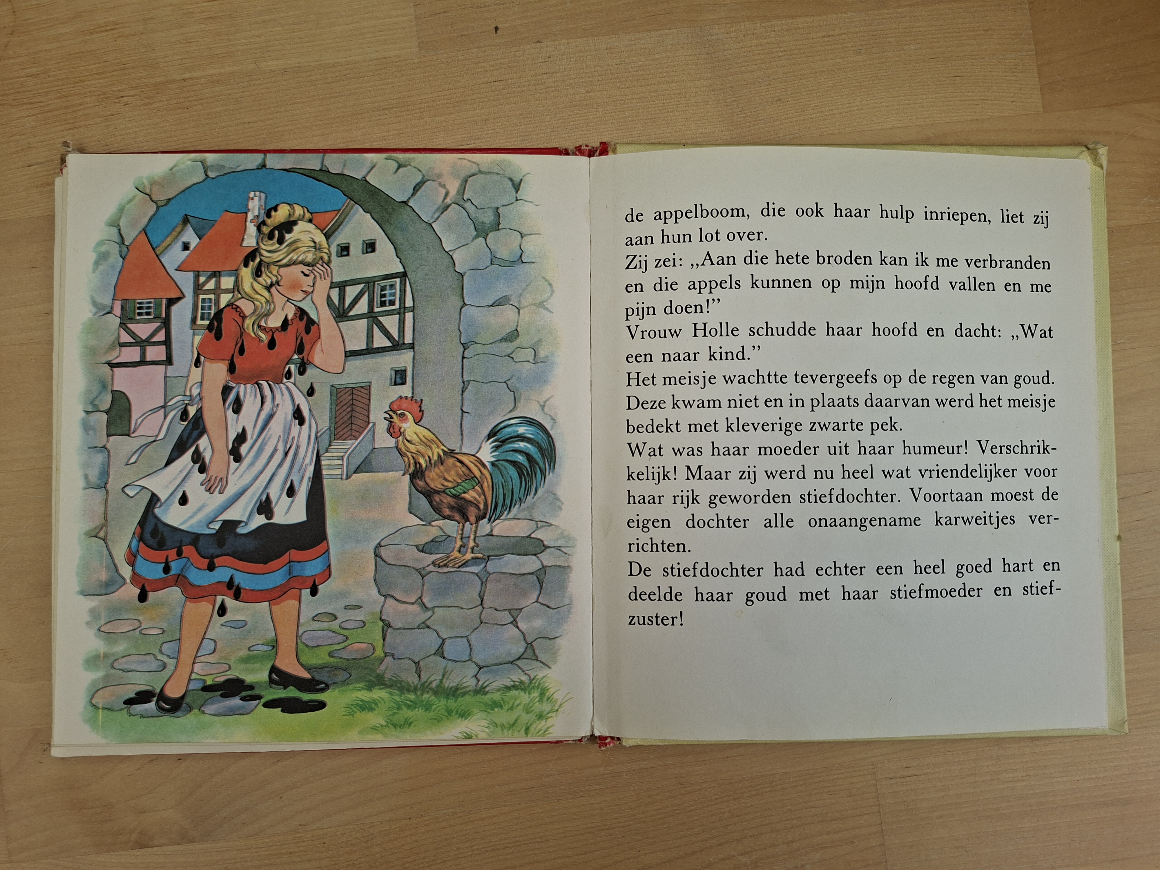 Sprookjesland oud vintage kinderboek met sprookjes