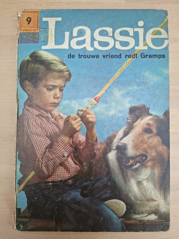 Lassie de trouwe vriend redt Gramps vintage kinderboek deel 9 jaren 60