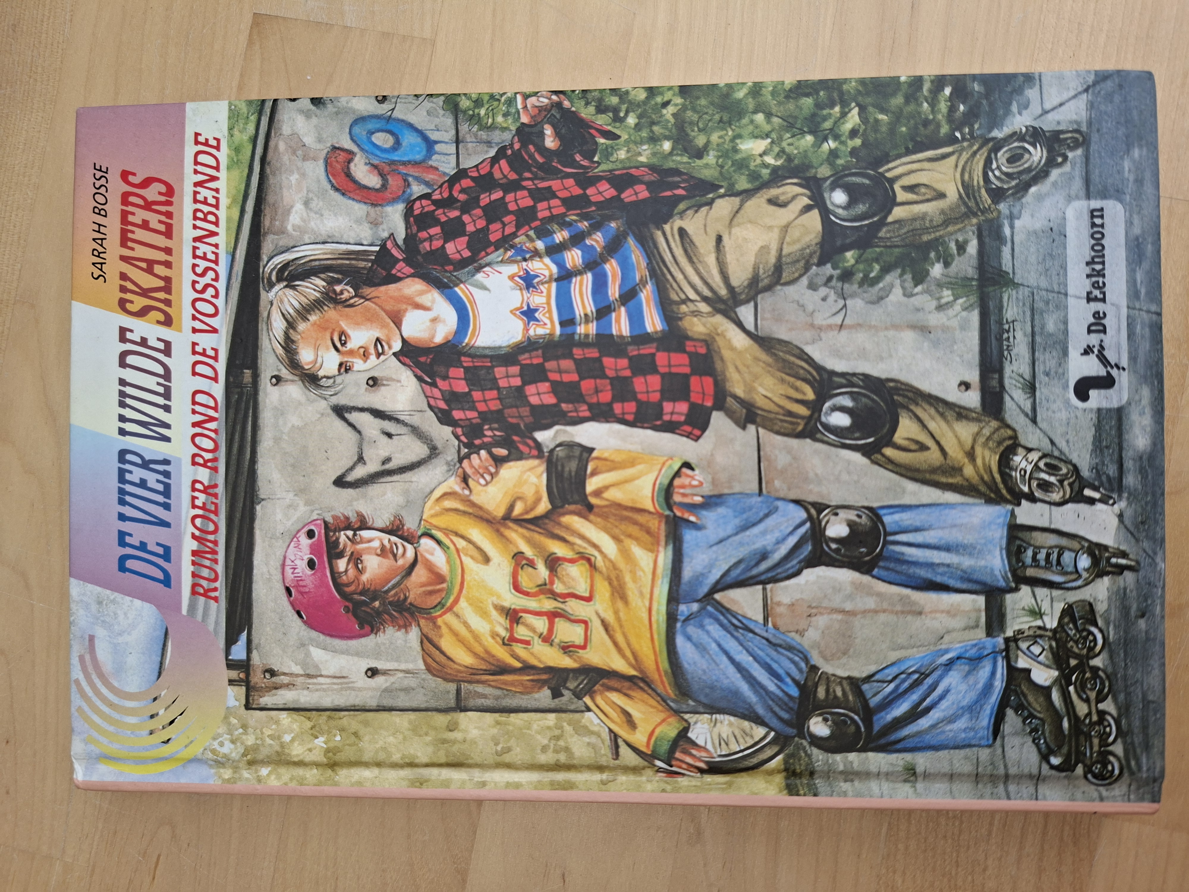 De vier wilde skaters Rumoer rond de Vossenbende Sarah Bosse De Eekhoorn kinderboek