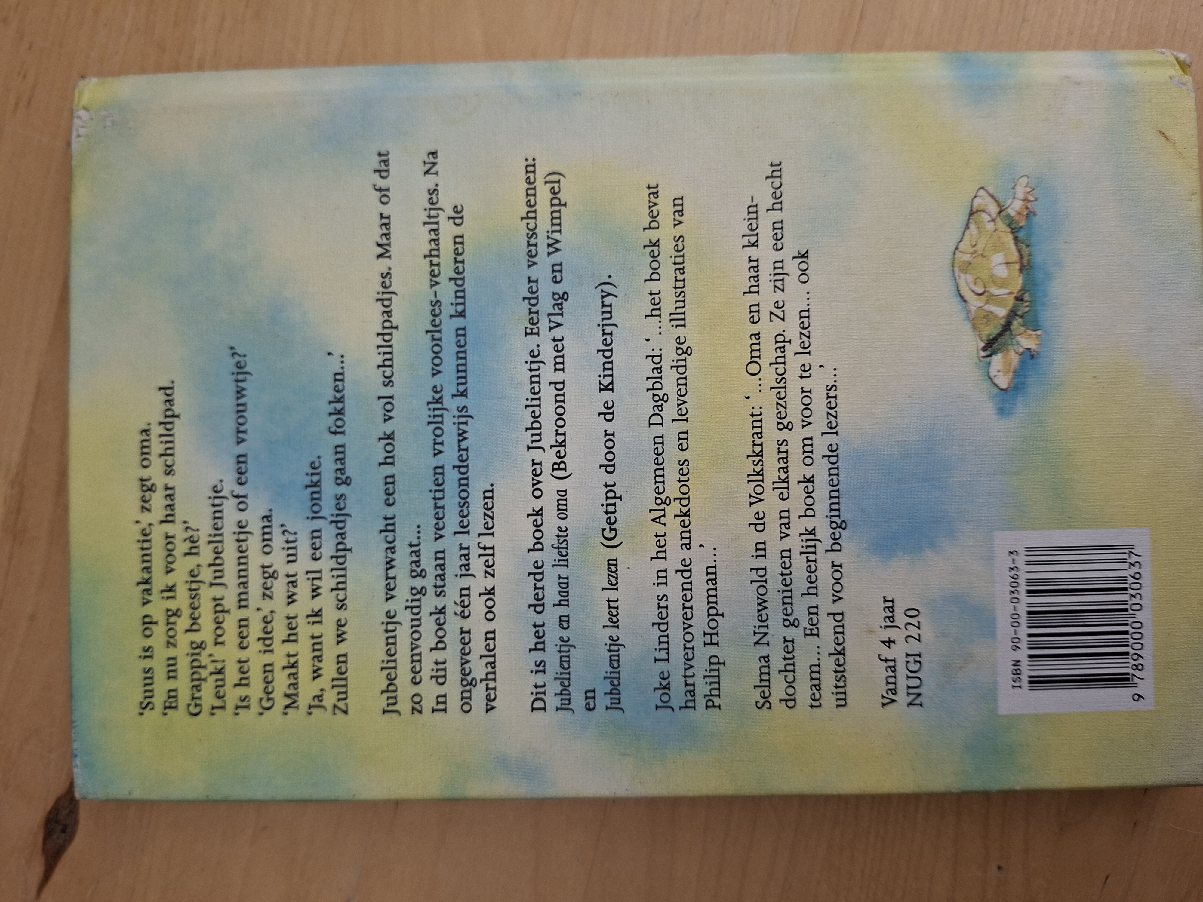 Jubelientje legt een ei Hans Hagen Van Goor voorleesboek kinderboek ISBN 90-00-03063-3
