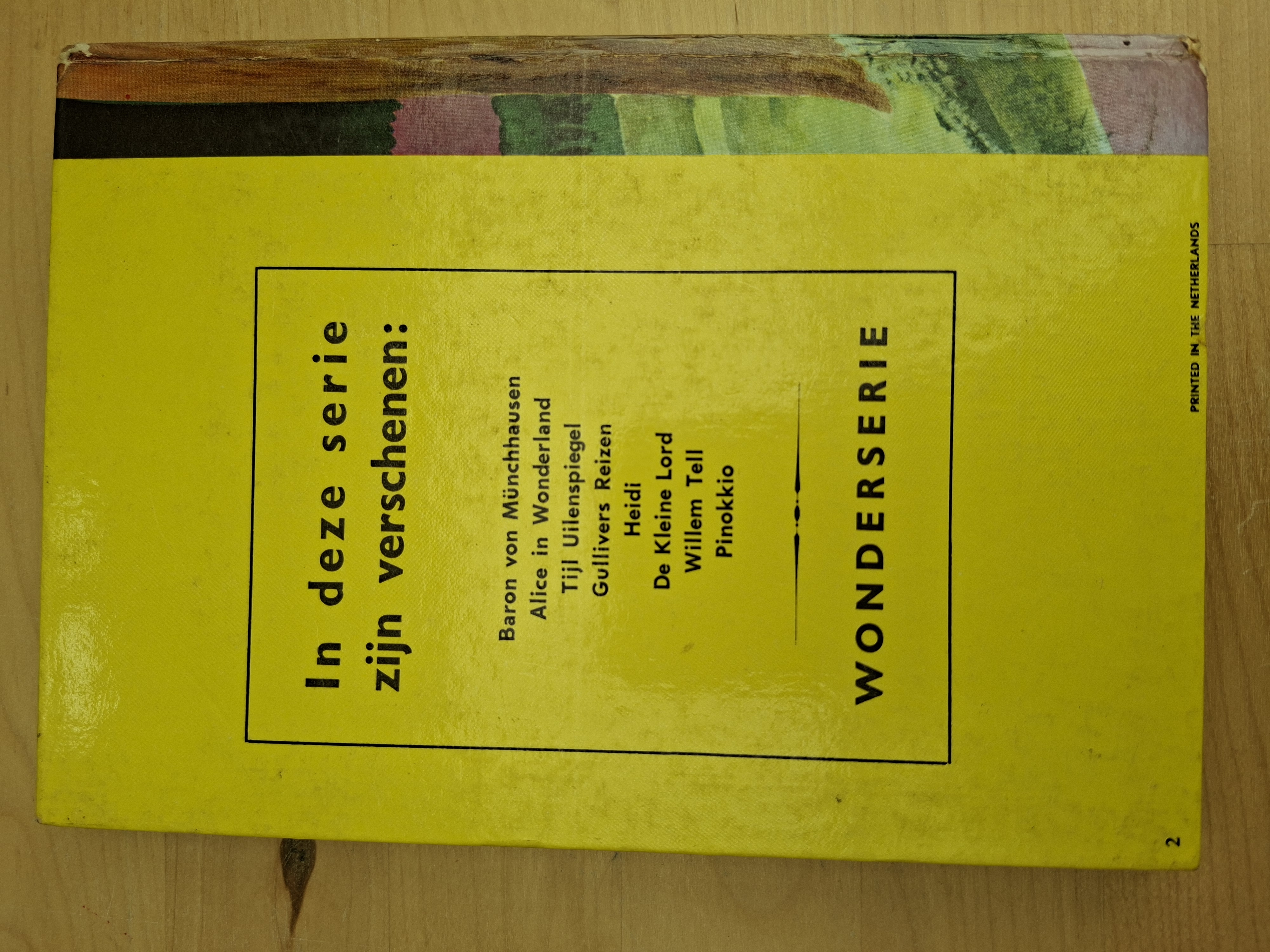 Alice in Wonderland Lewis Carroll Wonder Serie vintage hardcover kinderboek jaren 60