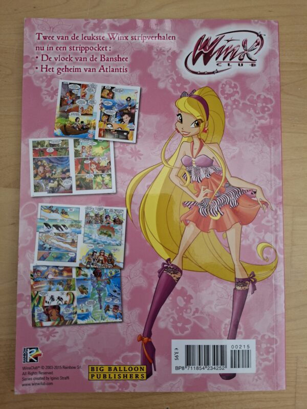 Winx Club strippocket nr 2 Het geheim van Atlantis De vloek van de Banshee Big Balloon