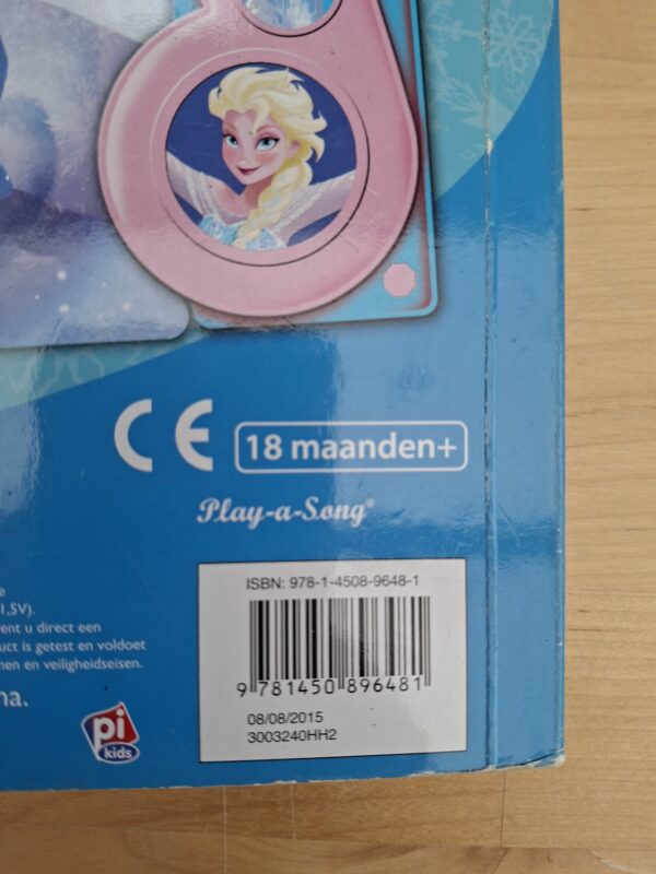 Disney Frozen Laat het los geluidenboek Play-a-Song Pi Kids 6 geluidsknoppen karton