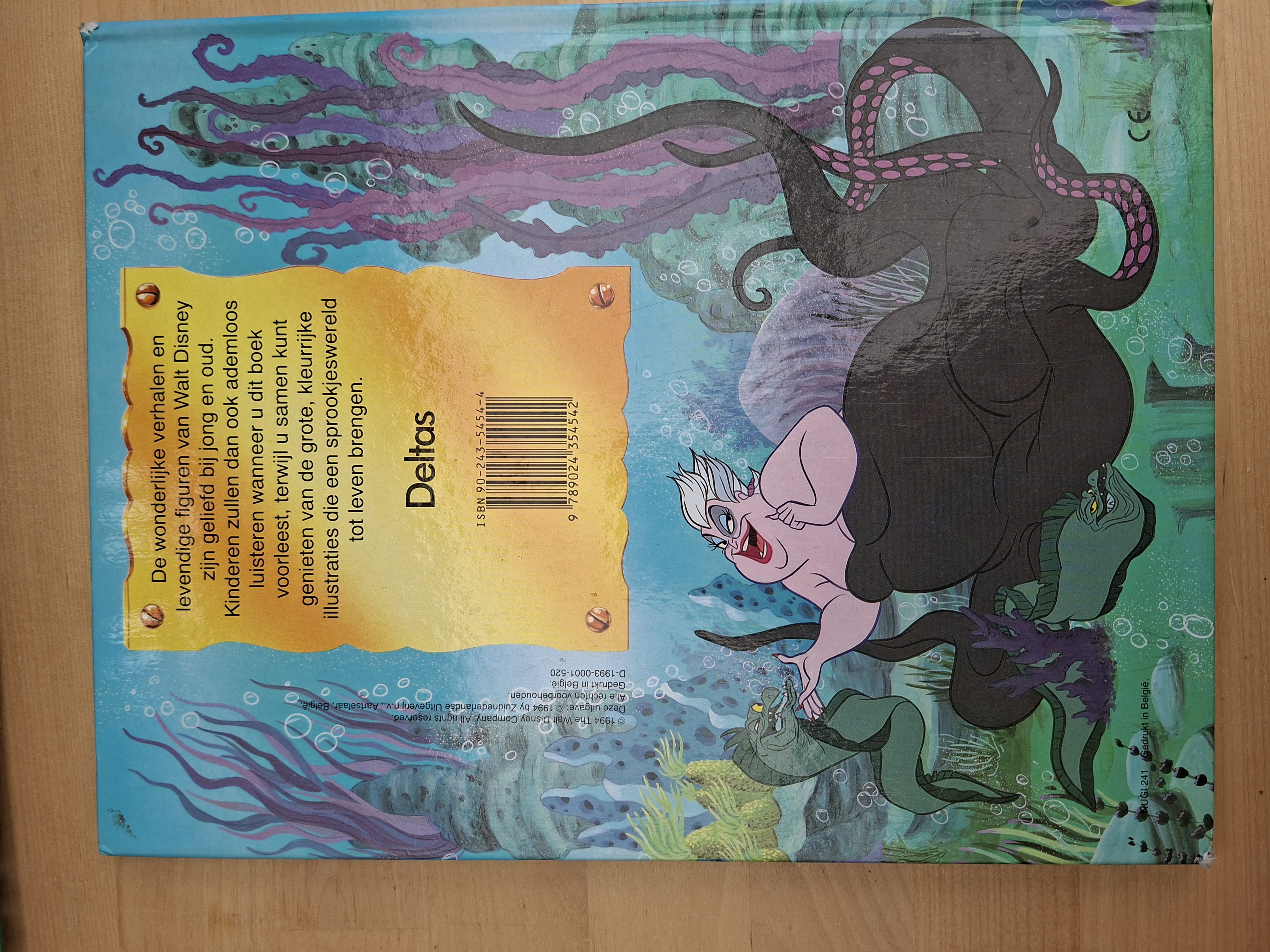 De kleine Zeemeermin Disney Deltas De Wondere Wereld van Disney hardcover