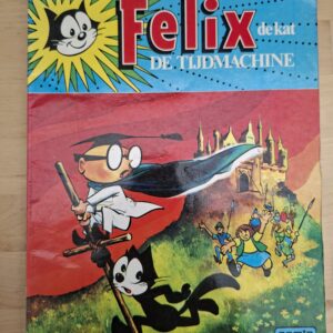 Felix de kat De tijdmachine nr 10 Semic Press vintage stripboek jaren 80